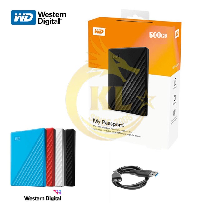 Ổ Cứng Di Động Western Digital MY PASSPORT 2.5 500GB